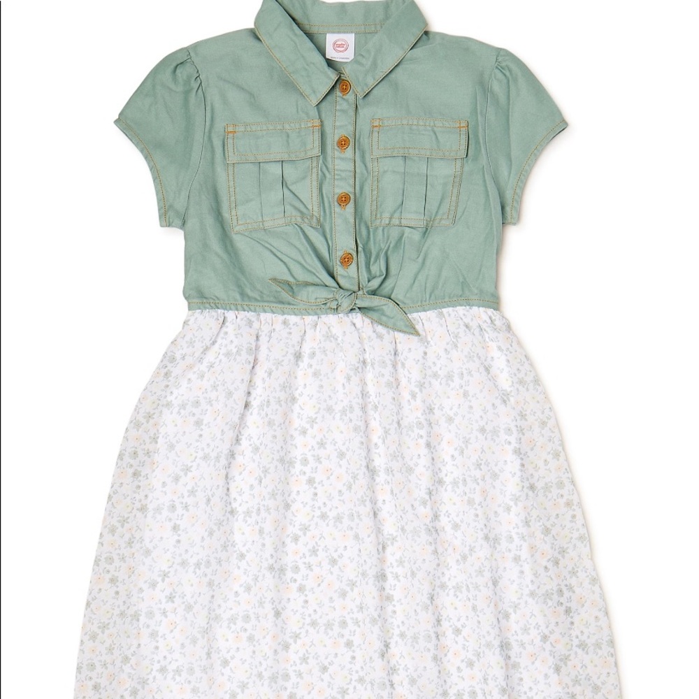Tie Front Dress for Girls